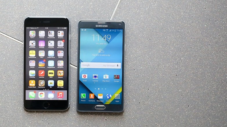 androidpit galaxy note 4 vs iphone 6 plus 05
