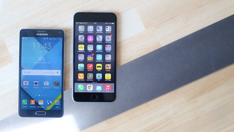 androidpit galaxy note 4 vs iphone 6 plus 06