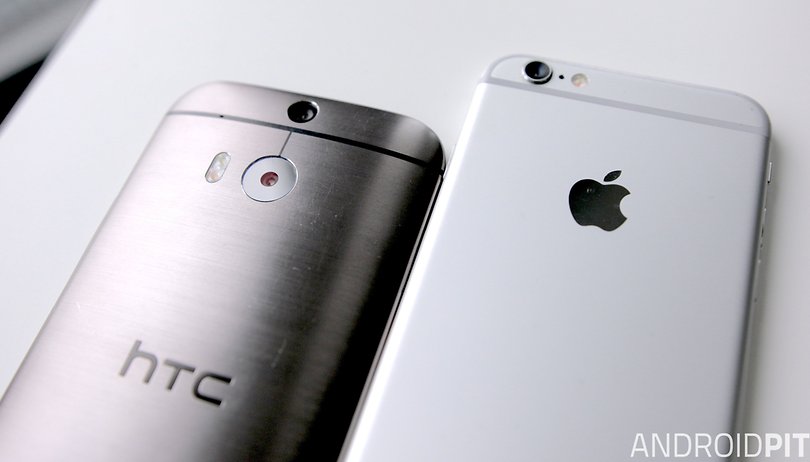 vacht condensor Rommelig HTC One (M8) vs iPhone 6 comparison: the full-metal clash | NextPit