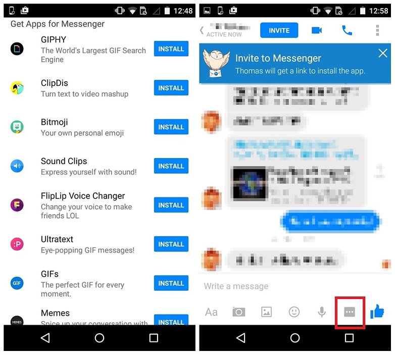 aplikace androidpit pro facebook messenger