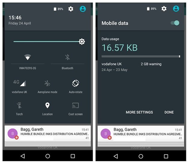 androidpit moto e quick settings