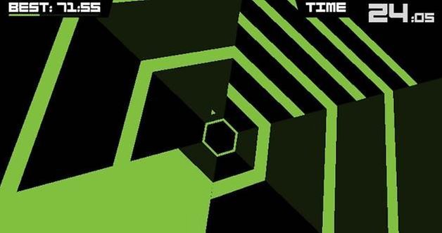 Super Hexagon fuer android