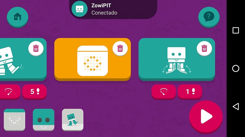 Zowi app 3 2 1
