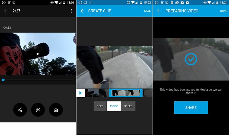 androidpit gopro app споделяне на смартфони