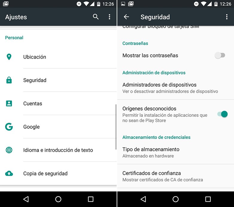 AndroidPTI origenes desconocidos