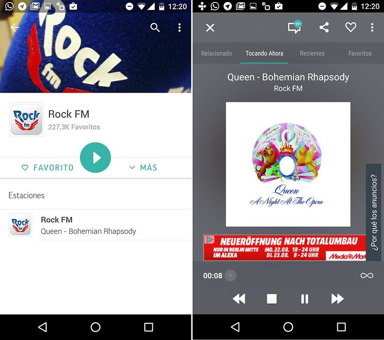 Androidpit mejores apps radio tunein