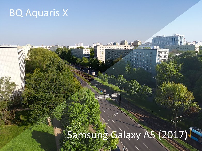 AndroidPIT Samsung Galaxy A5 2017 vs BQ Aquaris X sin HDR