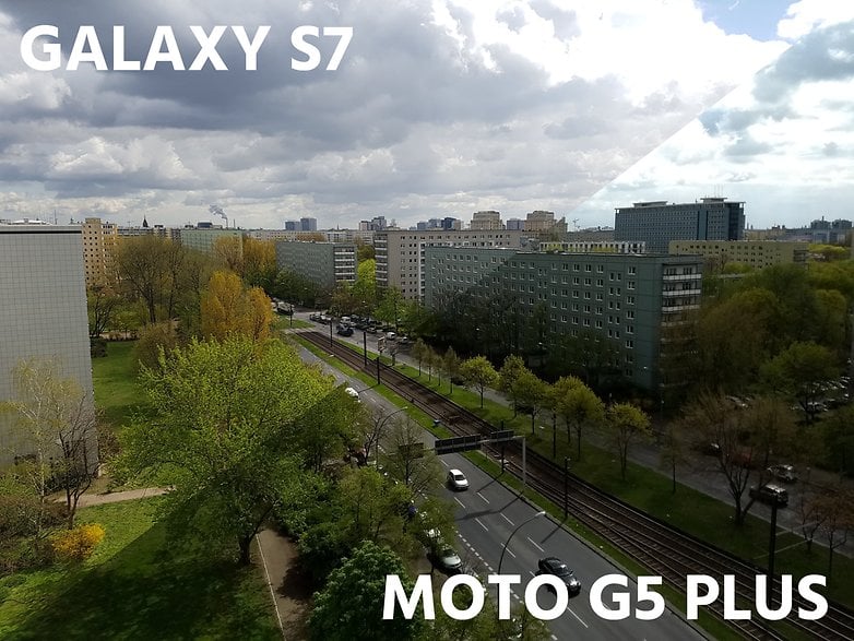 AndroidPIT camera comparation s7 vs moto g5 plus landscape high contrast