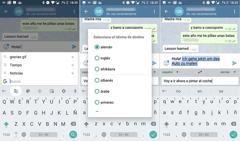 AndroidPIT traductor de google gboard