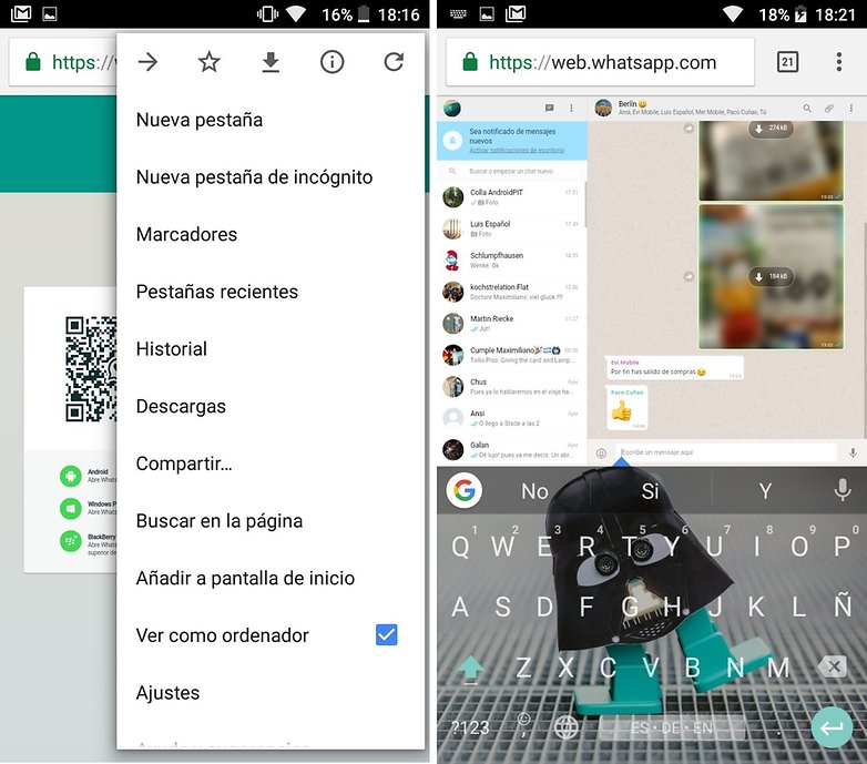 AndroidPIT whatsapp dos