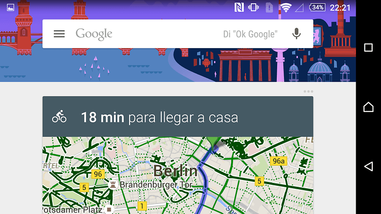 google now distancia esp