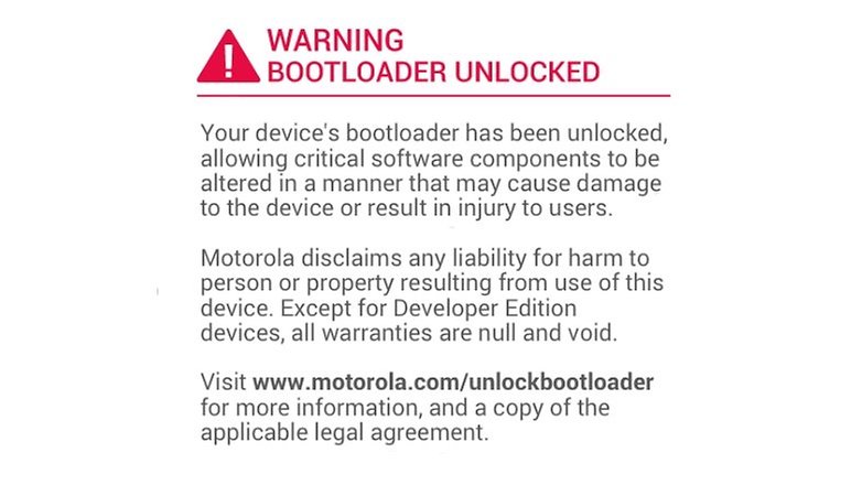 motorola bootloader unlock