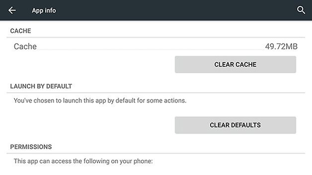 AndroidPIT Nexus 6 app cache