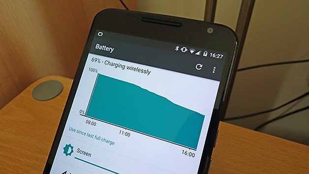 AndroidPIT Nexus 6 wireless charging
