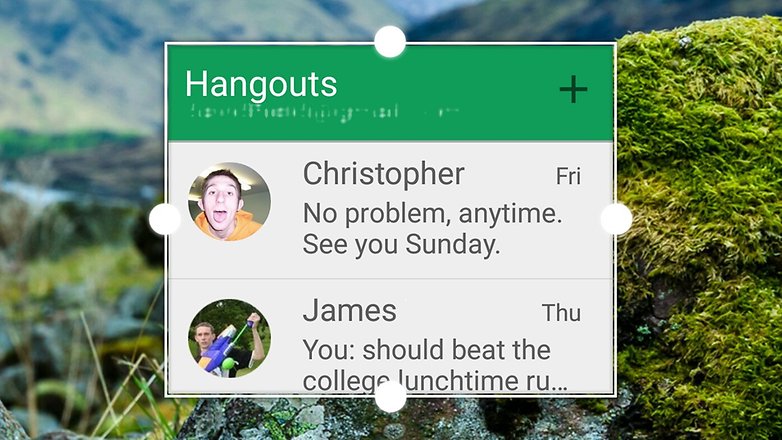 androidpit hangouts widget