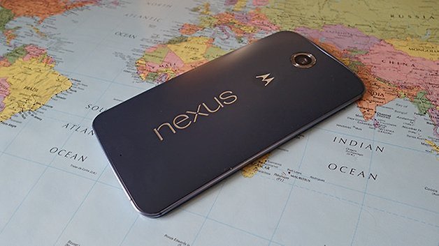 androidpit nexus 6 on map