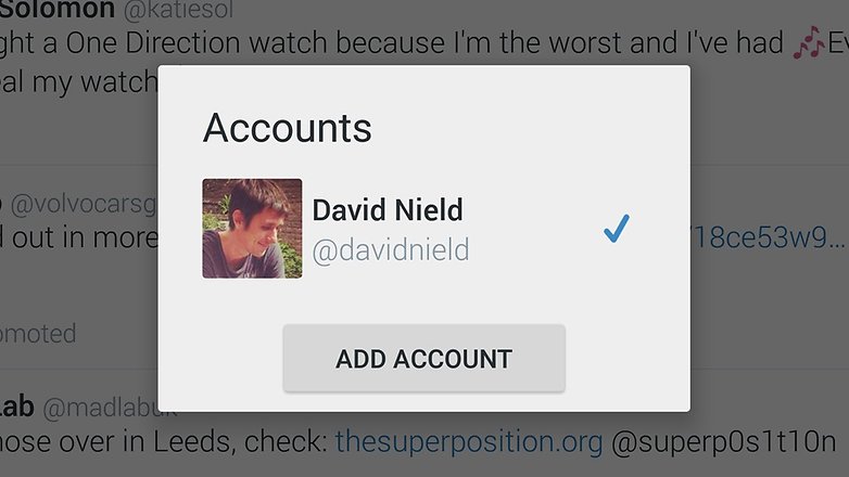androidpit twitter add accounts