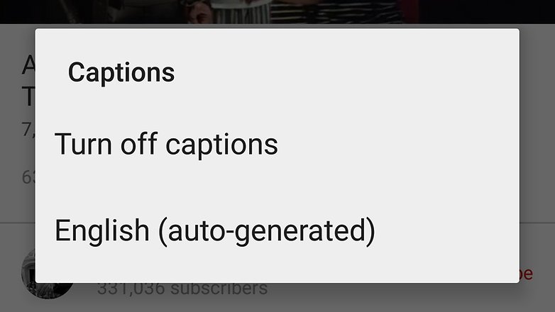 androidpit youtube captions