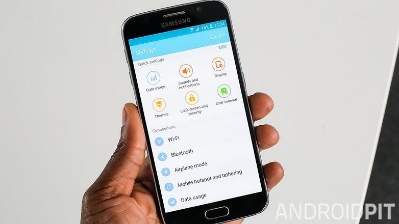 Γρήγορες ρυθμίσεις Samsung Galaxy S6