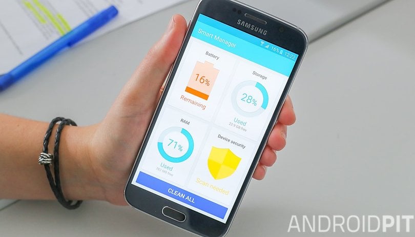 Samsung Galaxy S6 smart manager