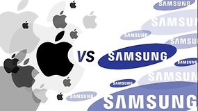 Apple vs. Samsung logos