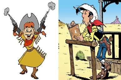 lucky luke vs calamity jane