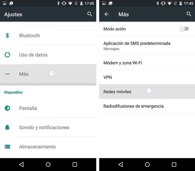 redes moviles moto g