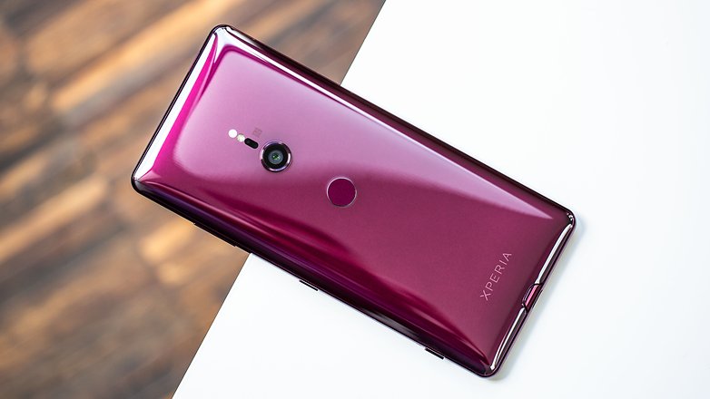 AndroidPIT sony xperia xz3 back red