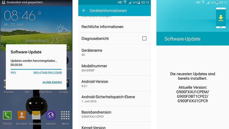 Galaxy S5 Android 6 0 1 update
