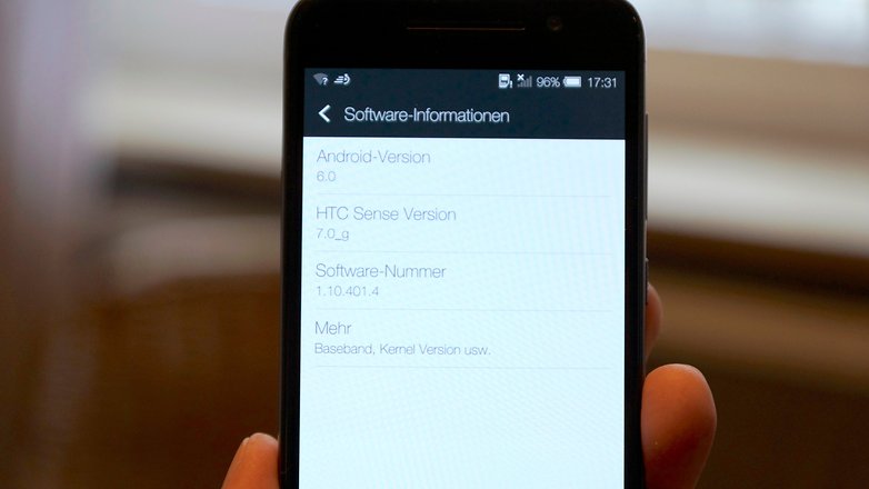 HTC One A9 android version