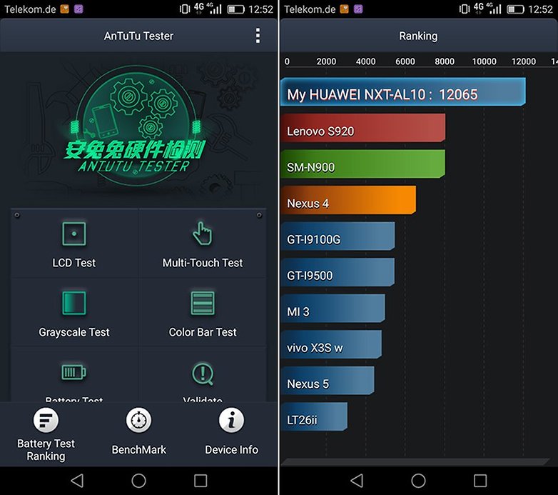 Huawei Mate 8 Benchmark Battery