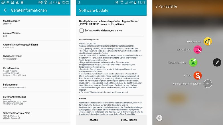 Samsung Galaxy Note 4 Android 6 0 1 marshmallow update