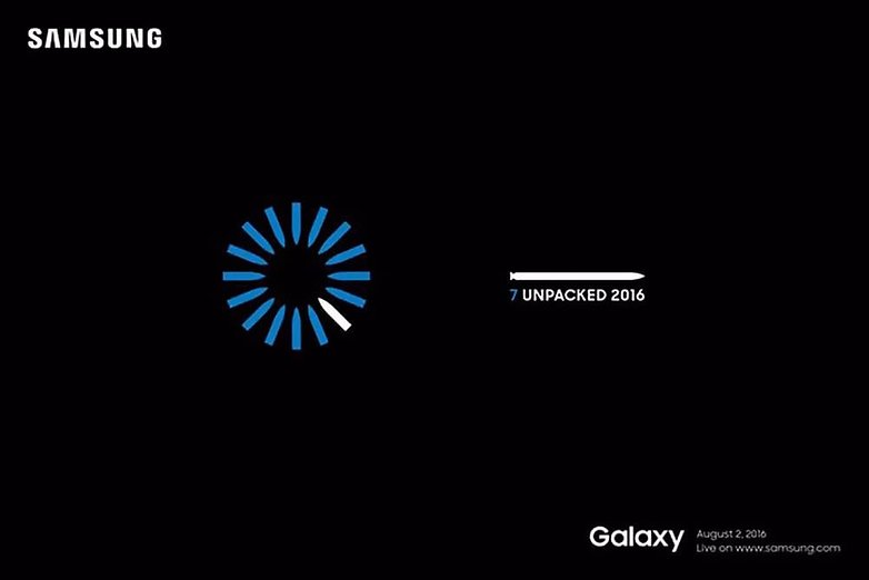 Samsung Galaxy Note 7 unpacked 2016
