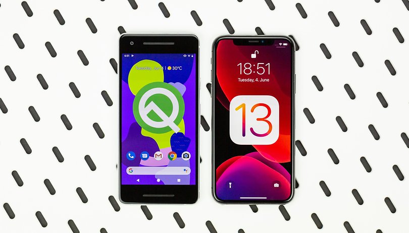 androidpit android q vs ios 13