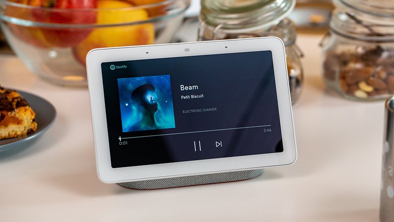 androidpit google nest hub music