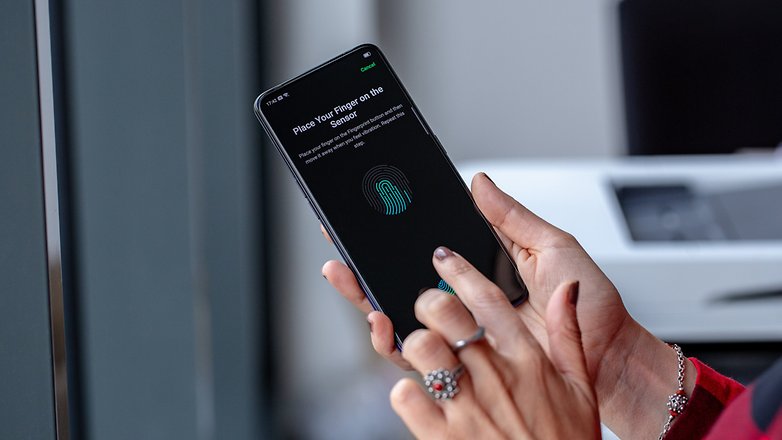 androidpit realme x fingerprint scanner