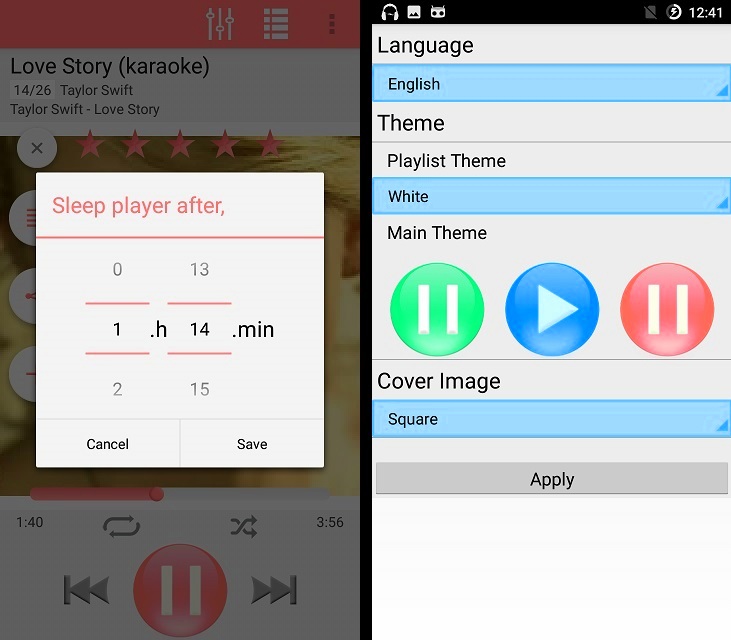 AnyPlayerMusicPlayerSleepSetting