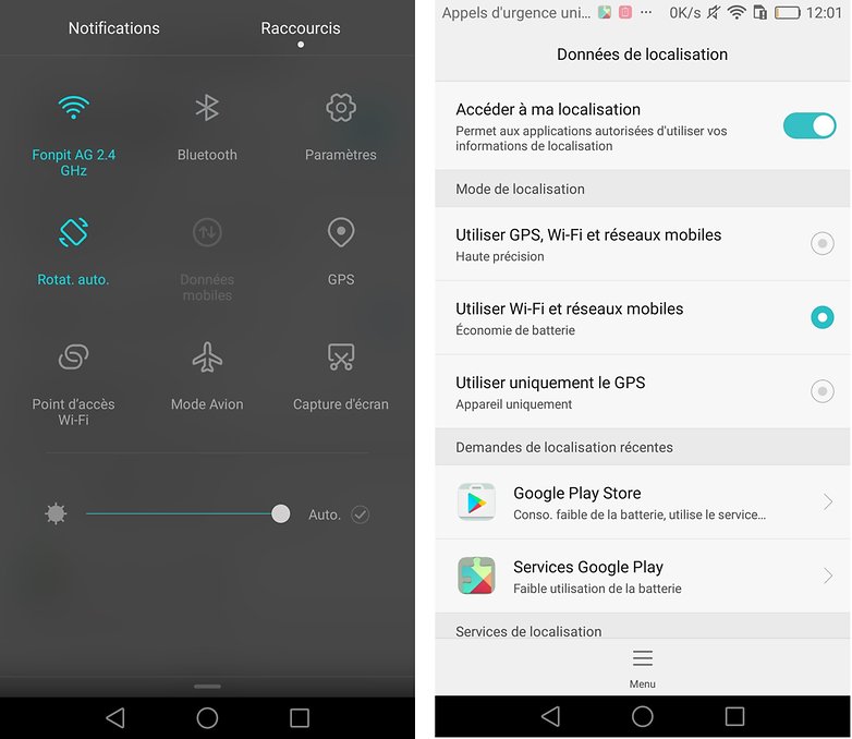 androidpit FR huaweip8 gps