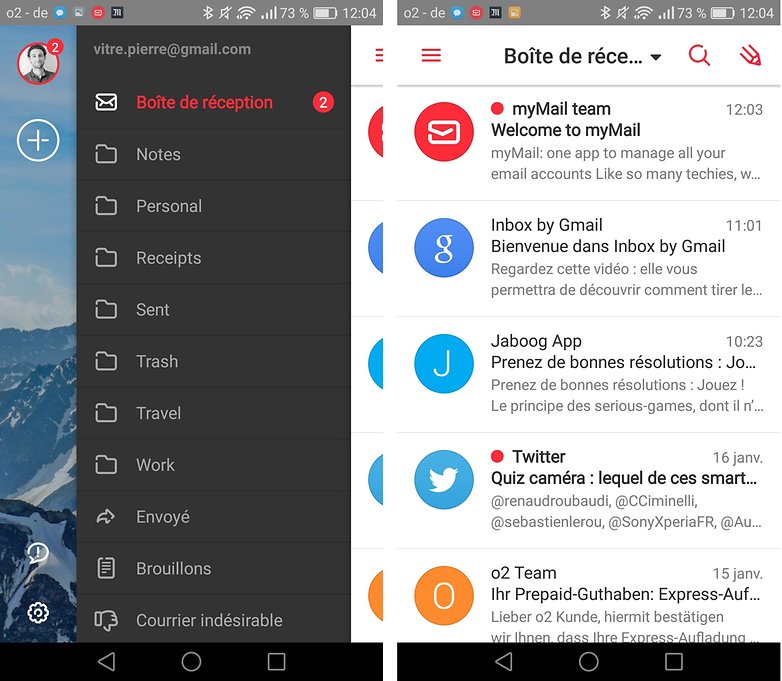 androidpit FR mymail