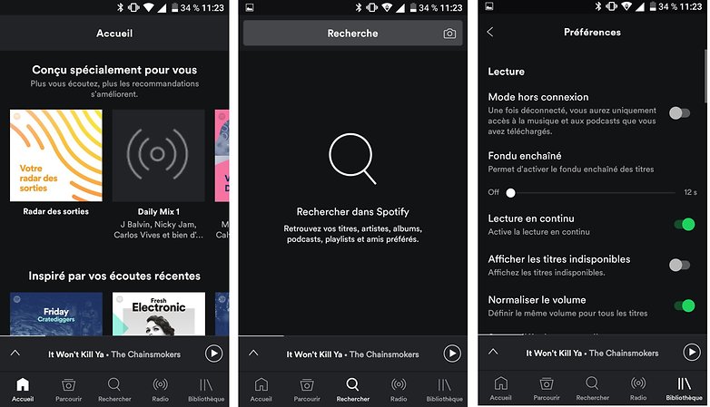 androidpit FR spotify app