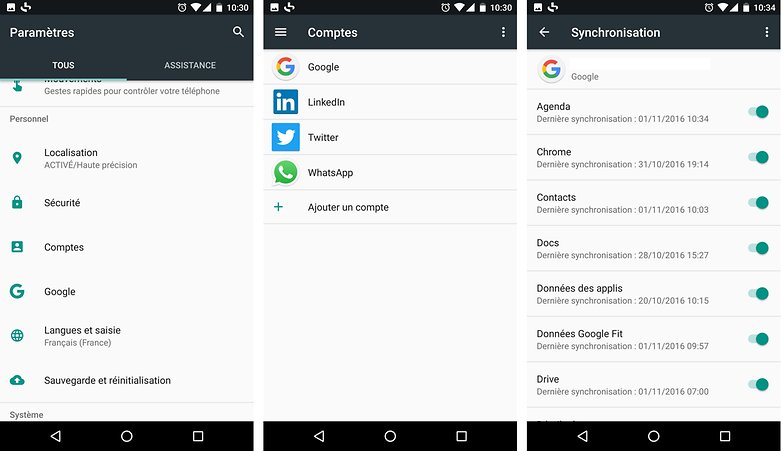 androidpit FR synchronisation contacts new