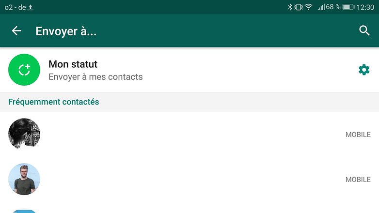 androidpit FR whatsapp envoi statut