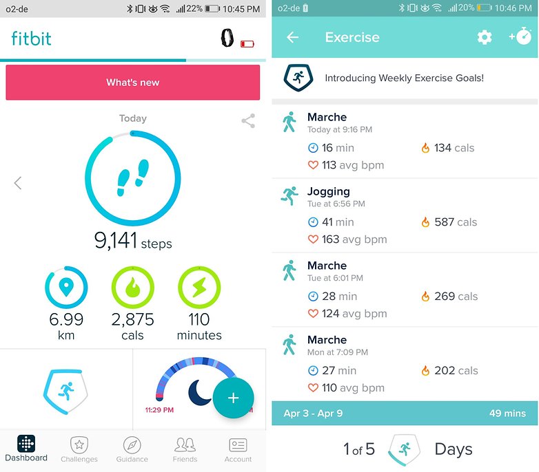 androidpit fitbit alta app