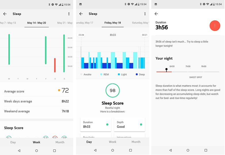 androidpit nokia health sleep