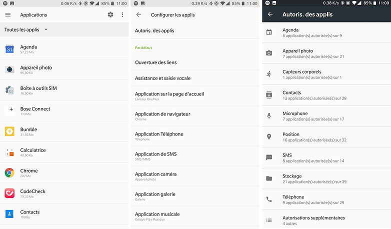androidpit oneplus 5 applis localisation