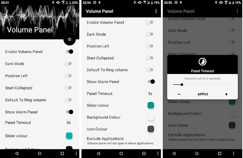 androidpit volume panel pro