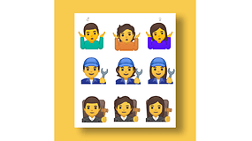 Hier sind die ersten Gender-Fluid Emojis von Google