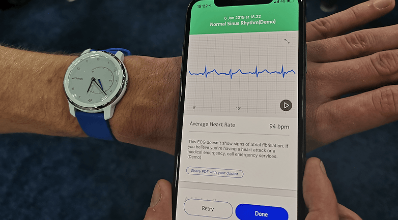 withings memindahkan data ecg