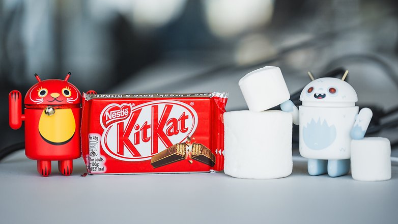 androidpit Kitkat vs Marshmallow