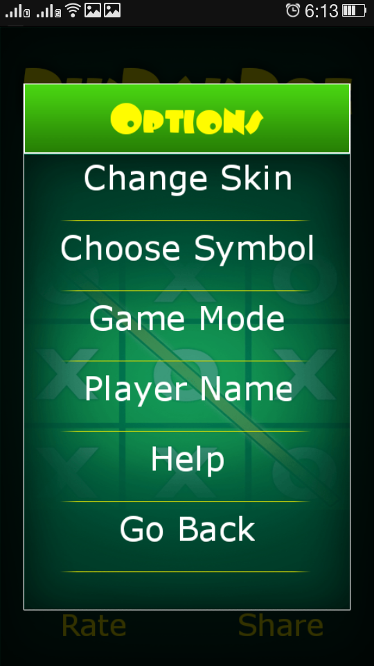 options